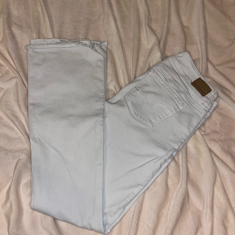 American Eagle jeans with double buttons